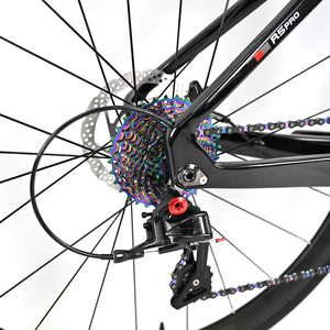 Vélo <span class=keywords><strong>de</strong></span> <span class=keywords><strong>route</strong></span> TWITTER R5pro-Term 24 vitesses, fibre <span class=keywords><strong>de</strong></span> carbone haute performance RS-24S 700C, freins à disque hydrauliques, cadre en aluminium, roues en alliage. - Product Image 6