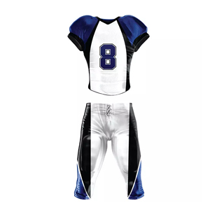 Uniforme de fútbol americano juvenil, diseño de logotipo, balón de fútbol americano para equipo personalizado, número de nombre - Product Image 1