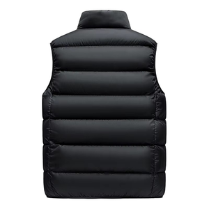 New Design Thick <b>Waterproof</b> Windproof Zipper Print Puffer Vest Sleeveless <b>Jacket</b> for <b>Men</b> Customizable Casual Made in Pakistan - Product Image 4