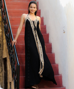 Robe longue à la mode d'été en rayonne de haute qualité de créateur indien - Product Image 1