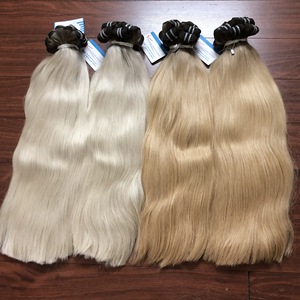 Extensions de cheveux vietnamiennes de haute qualité naturelles droites toutes couleurs Ombre couleur 100% non traitées sans enchevêtrement sans perte de cheveux - Product Image 1