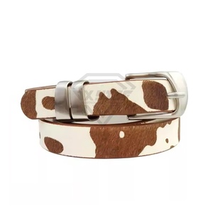 Cinturón de cuero de piel de vaca auténtica 2025 personalizado 100%, cinturón informal Unisex para uso diario para hombres y mujeres para uso en exteriores - Product Image 5