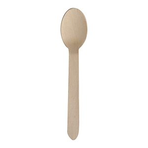Lot de Couverts Jetables en Bois de Bouleau – Ensemble Individuel Cuillère Fourchette Couteau – Vaisselle en Bois Biodégradable et Compostable – OEM - Product Image 1