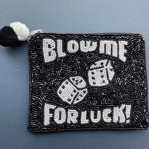 Latest Design Hand Pouch Beaded Embroidered Seed Bead Handmade <b>Coin</b> <b>Purse</b> with Customized Color for <b>Women</b> and Girl - Product Image 1