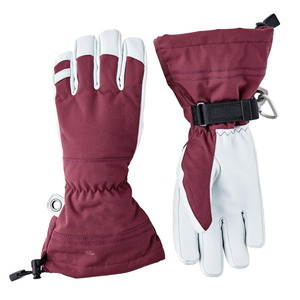 Gants de ski de haute qualité de snowboard vêtements d'hiver en plein air personnalisés imperméables style sportif rouge doigt complet chaud gants de ski personnalisés - Product Image 1