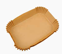 Papier sulfurisé antiadhésif en silicone pour friteuse à air, certifié FDA, pour une cuisson saine
