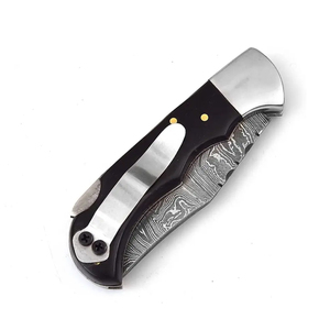 Couteaux de chasse/extérieurs à lame en acier Damas tendance, service OEM ODM de haute qualité personnalisé en gros - Product Image 4