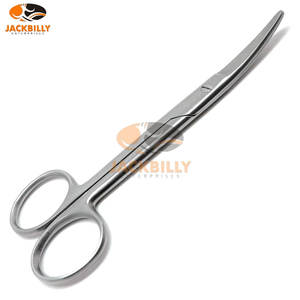 กรรไกรมายอโอย์ JACKBILLY รุ่นพรีเมียม แบบโค้ง 6 นิ้ว ผลิตจากเหล็กกล้าไร้สนิมเกรดศัลยกรรม สำหรับการตัดและผ่าตัดอย่างแม่นยำ - Product Image 1