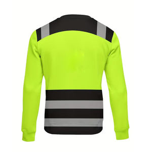 Sweat-shirt de sécurité haute visibilité, sweat-shirt de sécurité réfléchissant unisexe, vêtements de travail pour les ouvriers du bâtiment, sweat-shirt de sécurité haute visibilité - Product Image 2