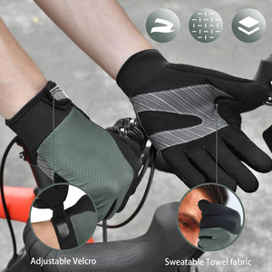 ถุงมือขี่จักรยานระบายอากาศน้ำหนักเบาถุงมือขี่จักรยานสำหรับเดินเดินขี่จักรยานวิ่งและขับรถ - Product Image 3