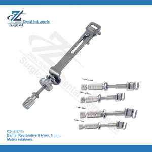 8 bandes de retenue de matrice ivoire de 5 mm Instruments de restauration dentaire pour le nettoyage et le remplissage des dents en acier fabriqué à la main au Pakistan - Product Image 4