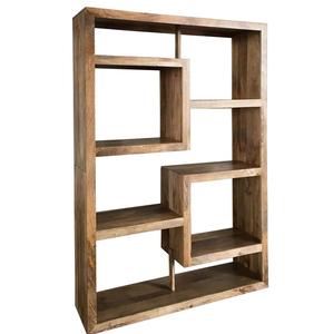 Top vente mangue et bois d'acacia organisateur de stockage présentoir support réglable bois étagère de bureau - Product Image 5