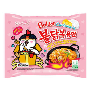 La mejor calidad SAMYANG Carbonara Hot Chicken Sabor Ramen 130g Fideos picantes coreanos Snack instantáneo Venta al por mayor Venta caliente Fábrica - Product Image 3