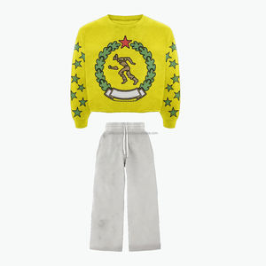 ชุดวอร์มแบบกำหนดเองสำหรับใส่ได้ทั้งชายหญิงและหญิงชุดกีฬาสไตล์กรีกแนววินเทจ - Product Image 1