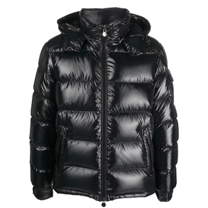 Venta al por mayor de los hombres chaqueta de entrenamiento deportivo Casual invierno a prueba de viento abrigo de los hombres de la sublimación Puffer chaqueta de plumón chaqueta de bombardero con capucha - Product Image 6