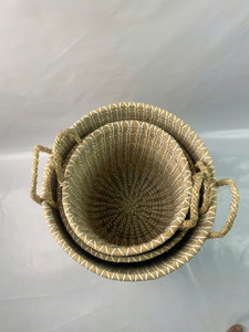 ชุดตะกร้าซักผ้าหญ้าทะเล3ชิ้น - Product Image 4