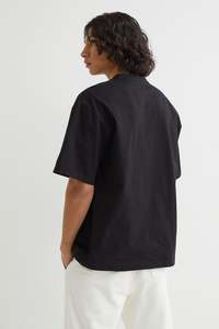 Custom Streetwear Over Sized T Shirt Women Men T Shirt 100% Cotton Printed Loose <b>High</b> Street Short Sleeve <b>Tshirt</b> - Product Image 4