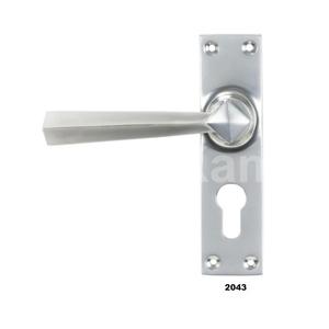 Manija de puerta de forma cuadrada negra mate superventas manija de puerta de diseño único para Hotel Villa baño cocina Uso De puerta - Product Image 3