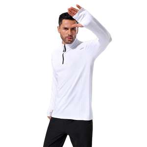 Camiseta Deportiva de Compresión de Manga Larga para Hombre, de Secado Rápido, Transpirable, con Protección UV, Cuello Redondo, Ajuste Regular, para Todas las Temporadas, Personalizable - Product Image 3