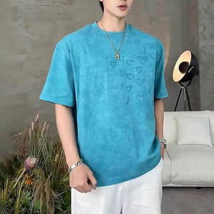 เสื้อยืดคอตตอนทรงหลวมสไตล์สตรีทแวร์สำหรับผู้ชาย แบรนด์ Mens Core รุ่น Oversized คอกลม ใส่สบาย เหมาะกับแฟชั่นลำลองในเมือง - Product Image 4