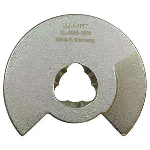 Ensemble d'outils Gedore KL-0033-1602, plaque de pression avec profil ondulé, taille 0A - Product Image 1