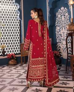 ชุดเดรสออกงานแบบทางการสำหรับผู้หญิงชุดเดรสออกงานกลางคืนสไตล์ซาลาปากีสถานซาลวาร์ Kameez แบบใหม่หรูหราหรูหรา2100 - Product Image 2