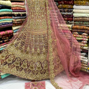 Nuevas llegadas Maxi vestido de novia paquistaní Trabajo pesado Bordado Precios de fábrica Traje y diseño Salwar - Product Image 1