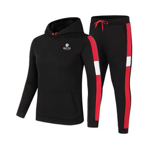 Vente flash : ensembles de survêtements pour hommes, qualité supérieure, 100% coton, respirant, polaire, hiver, personnalisable, prix de gros direct d'usine - Product Image 1