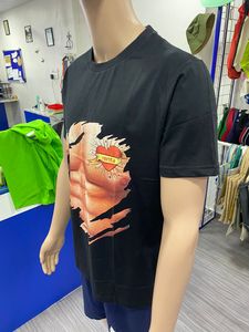 T-shirts promotionnels décontractés pour femmes 100% coton velours côtelé bouton imprimé couleurs et tailles personnalisées fabriqué en Inde - Product Image 5