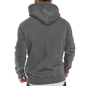 Sweat-shirts pour hommes de qualité supérieure, fermeture éclair personnalisée, tissu polaire, séchage rapide, écologique, impression numérique OEM, prix de gros pour l'automne - Product Image 3