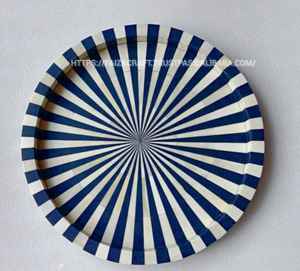 Plateau de service en incrustation d'os fabriqué avec de l'os naturel de haute qualité à un prix très bas par faizacraft - Product Image 2