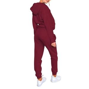 2025 nuevo conjunto de ropa deportiva de talla grande para mujer, chándal de fútbol Deportivo con logotipo personalizado, conjunto de Jogger de 2 piezas - Product Image 6