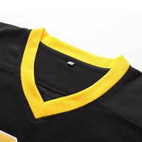Seragam Hoki Es Poliester Berkualitas Tinggi Custom, Jersey Hoki Tim dengan Logo, Nama Pemain, Nomor, Cepat Kering, Tanpa Lengan