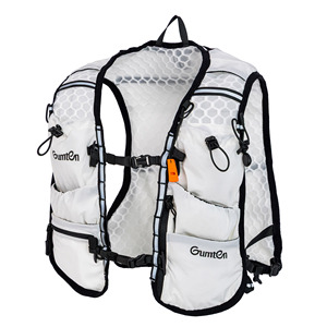 Gilet de course à pied d'hydratation en gros Gumten pour le <span class=keywords><strong>vélo</strong></span>, la <span class=keywords><strong>randonnée</strong></span>, le marathon, la course sur sentier avec 2 bouteilles d'eau souples de 250 ml - Product Image 4