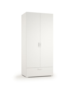 ตู้เสื้อผ้าสำเร็จรูปสไตล์อิตาลี พร้อมชั้นวางและลิ้นชัก ดีไซน์โมเดิร์นเรียบง่าย พรีเมียม สำหรับจัดเก็บของ - Product Image 1