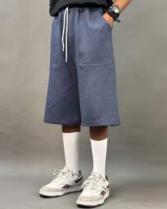 Short polaire 3 quarts pour hommes de qualité supérieure motif solide confortable meilleur fournisseur du Bangladesh - Product Image 2