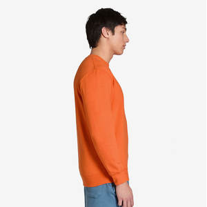 Sweat-shirt unisexe tendance et polyvalent pour homme, couleur unie, automne, hiver, vente chaude, simple et confortable, col rond - Product Image 2