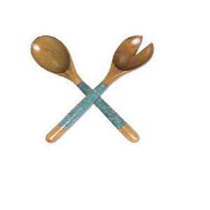 Juego de Cucharas Decorativas para Mesa de Cocina, Uso en Catering, Cuchillería de Madera de Mango Natural con Acabado Natural para el Hogar - Product Image 5