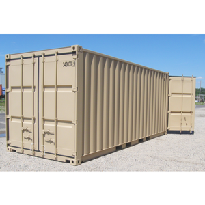 Conteneur sec 20 pieds, conteneur d'expédition standard, construction en métal blanc - Product Image 6
