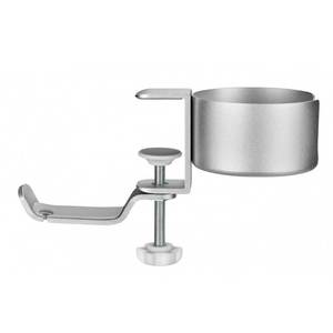 Organisateur de manteau 2-en-1 pour femme HPS01-9A avec support pour tasse et écouteurs et pince de bureau - Product Image 2