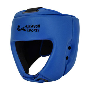 ที่ป้องกันศีรษะทำจากหนังความยาวปกติชุดกีฬาสำหรับฝึกมวยมืออาชีพ - Product Image 6