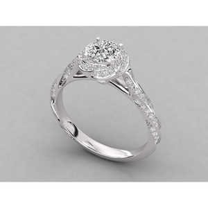 Anillo Solitario de Oro de 18k para Mujer con Diamante Cultivado en Laboratorio - Product Image 2