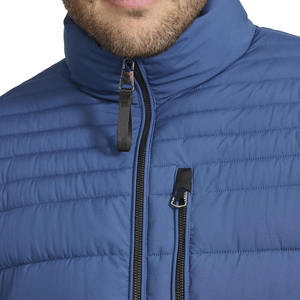 Chaqueta de plumón para hombre al por mayor, ligera, aislante, cálida, impermeable, cortavientos, transpirable, para exteriores - Product Image 4