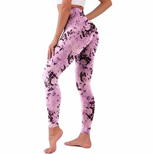 Haute qualité taille élastique Yoga Leggings Fitness sans couture femmes Legging polyester vêtements de sport femmes Legging fabriqué par robe de sport - Product Image 1