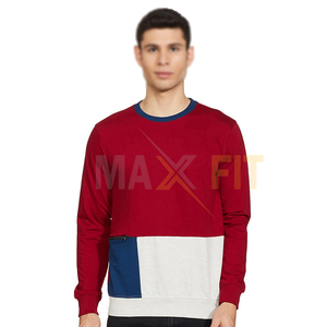 Maxfit เสื้อแขนยาวแบบสวมหัวมีเชือกรูดสำหรับผู้ชายเสื้อสเวตเตอร์แบบสวมหัวดีไซน์สีพื้นซับลิเมชั่นสำหรับฤดูหนาว - Product Image 1