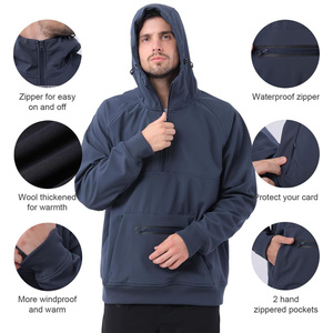 Chaqueta cortavientos ligera y personalizada OEM para hombre, ropa de golf, tela impermeable transpirable con logotipo y marca privada - Product Image 3
