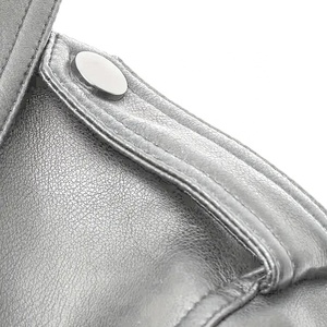 2026 Autumn Winter Versatile Solid Color Women Motorcycle Style <b>Leather</b> <b>Jacket</b> Fashion Lapel Zipper Female <b>Long</b> Sleeved <b>Jackets</b> - Product Image 3