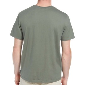 เสื้อยืดคอกลมทรงเข้ารูปผ้ายืดลายริบสำหรับผู้ชาย - Product Image 1