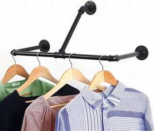 Innovative Multi-Purpose Black Metal <b>Wall</b>-<b>Mounted</b> <b>Coat</b> <b>Rack</b> with Towel Hook Convenient Hanging Clothes Hanger - Product Image 4