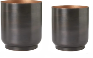Vente en gros Design personnalisé fait à la main en métal pot de fleurs pour la maison jardin balcon prix - Product Image 2